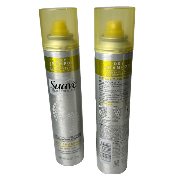 Suave Professionals Refresh and Revive Dry Shampoo (4.3 oz) - Lot of 2 Brand New - Picture 2 of 2